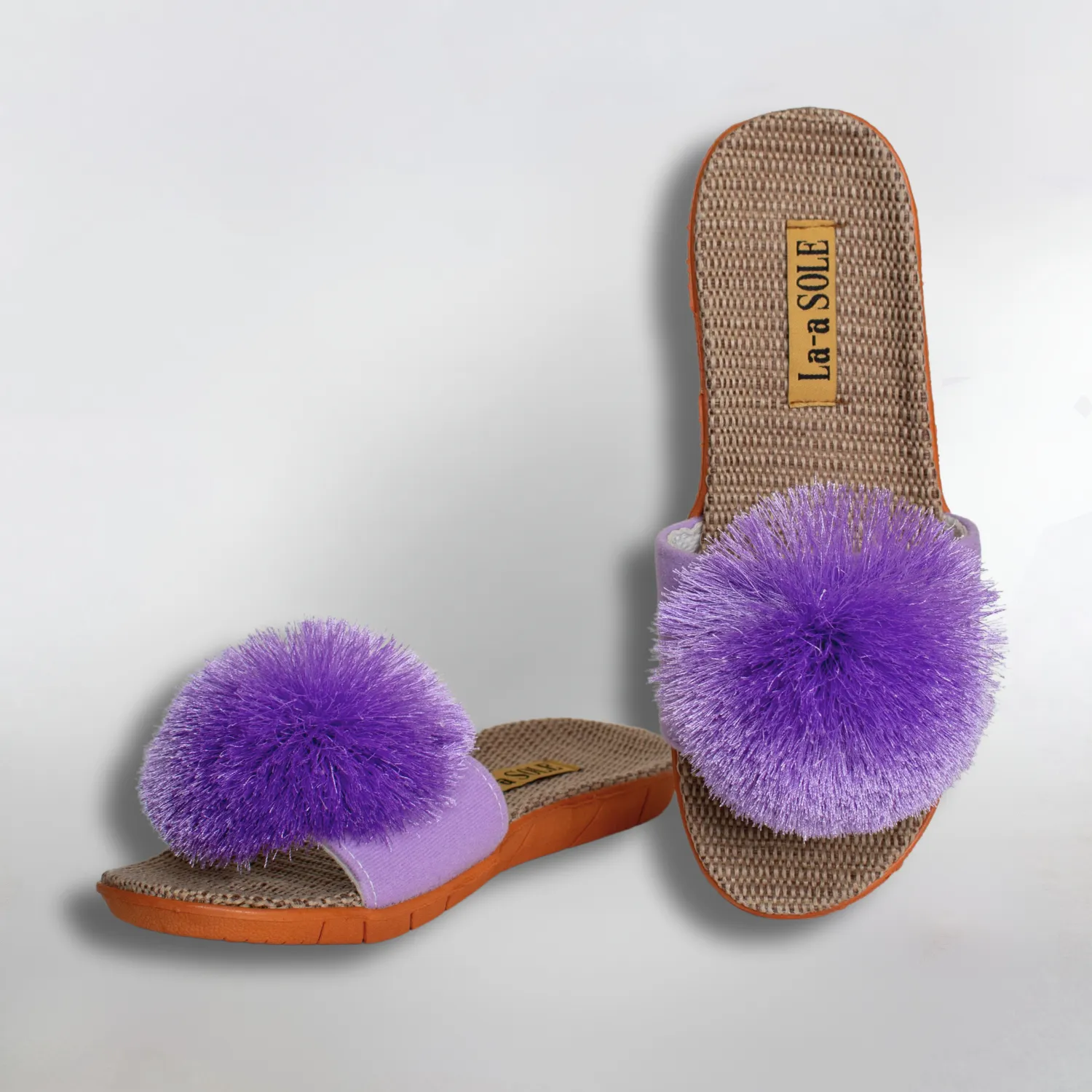 Pom Pom Slides | Lilac