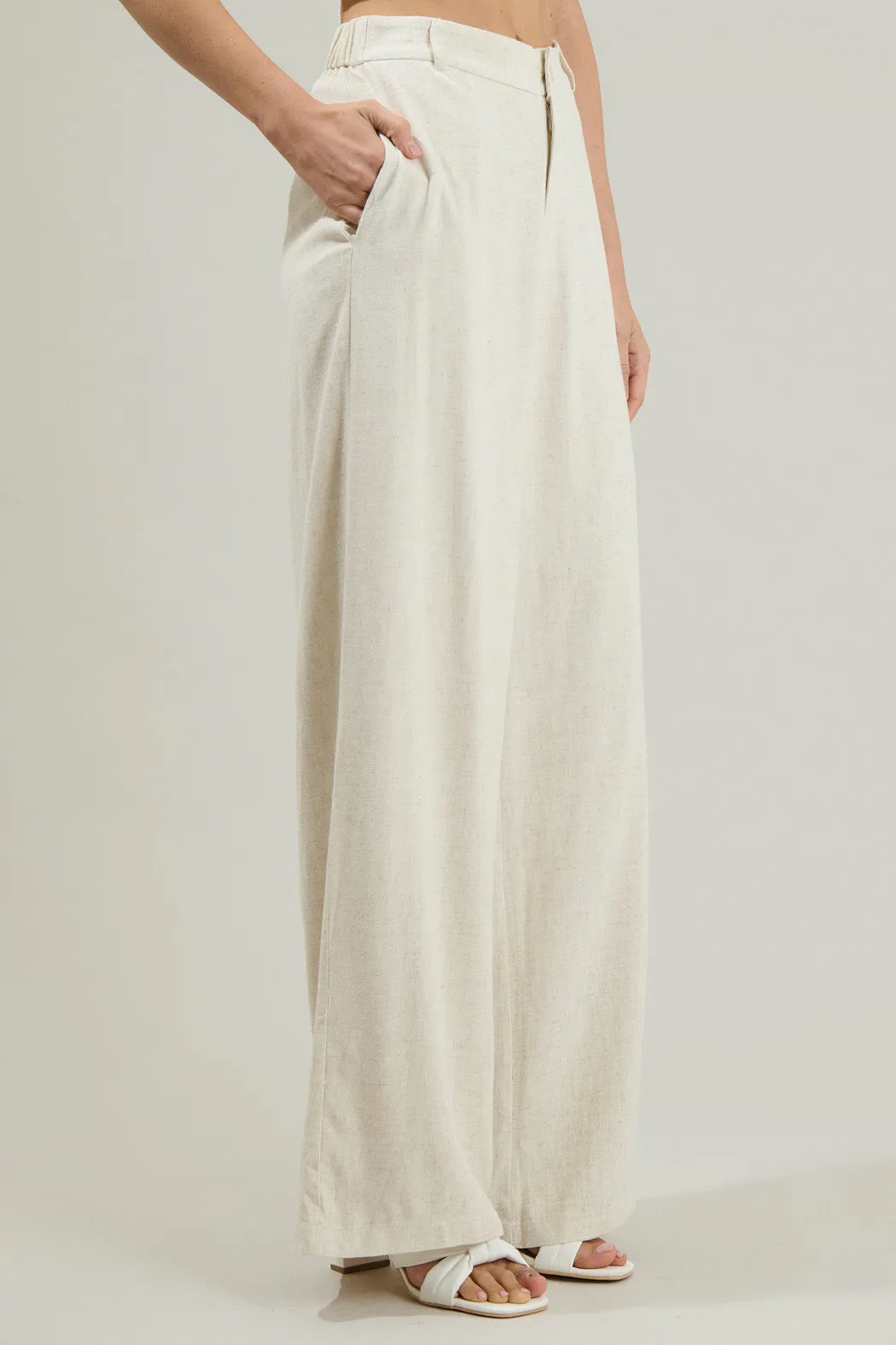 Presley Chelsea Belted Wide Leg Trousers