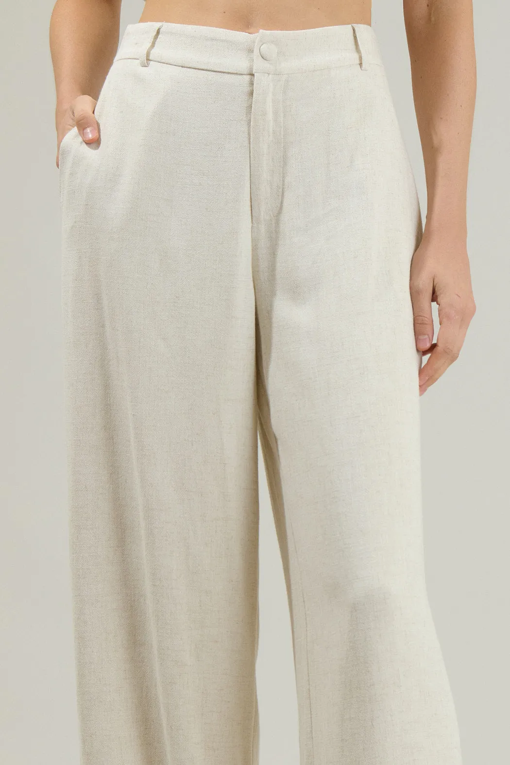 Presley Chelsea Belted Wide Leg Trousers