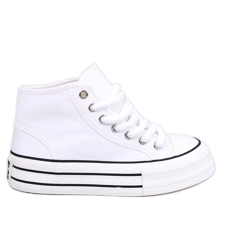 Puell White Platform Sneakers