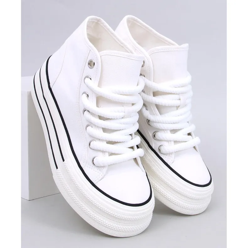 Puell White Platform Sneakers