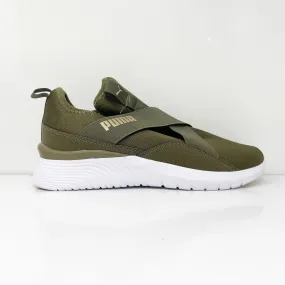 Puma Womens Radiate Mid Refresh 377714-01 Green Running Shoes Sneakers Size 8.5