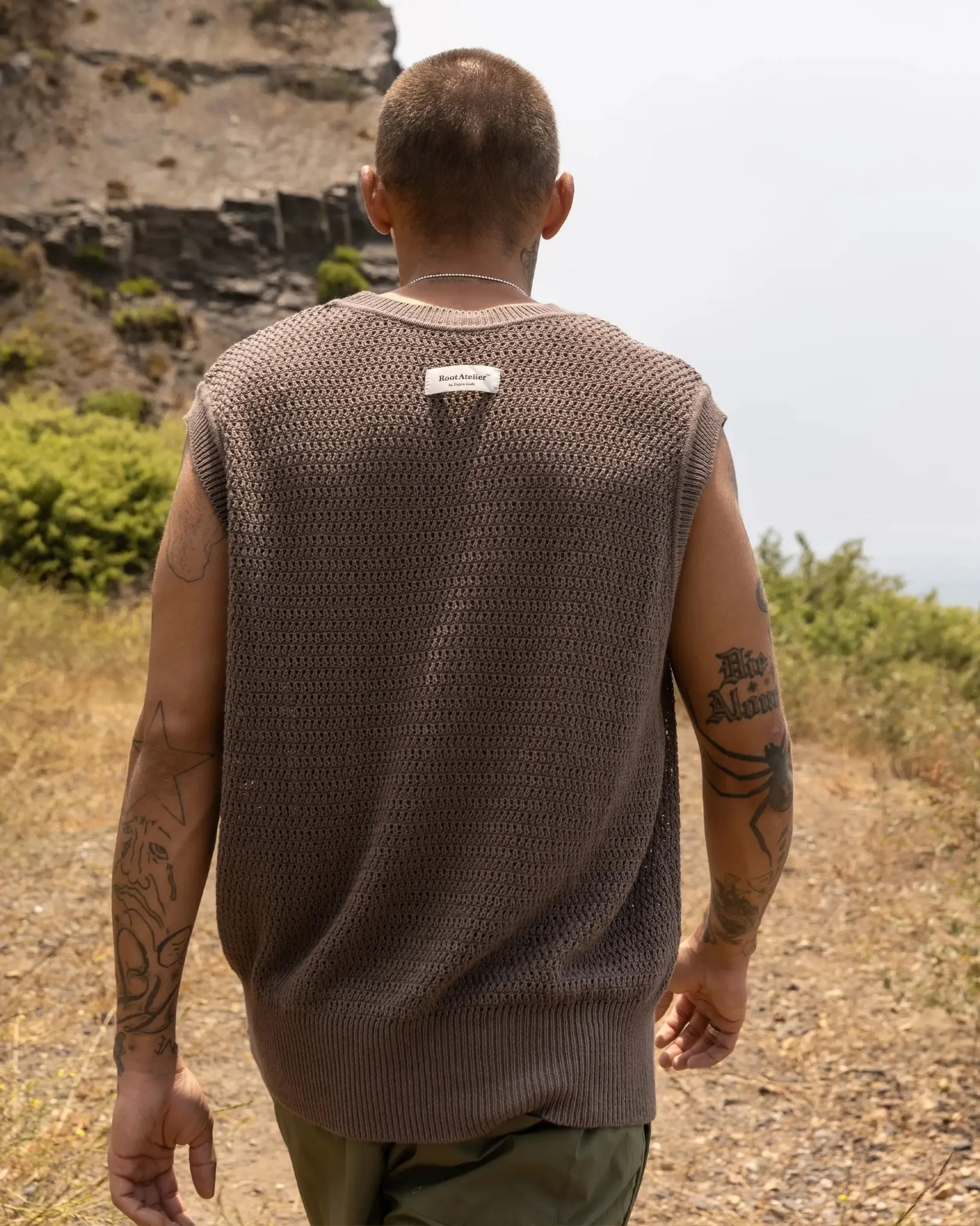 Ribbed Knit Tank Top by RA Oak