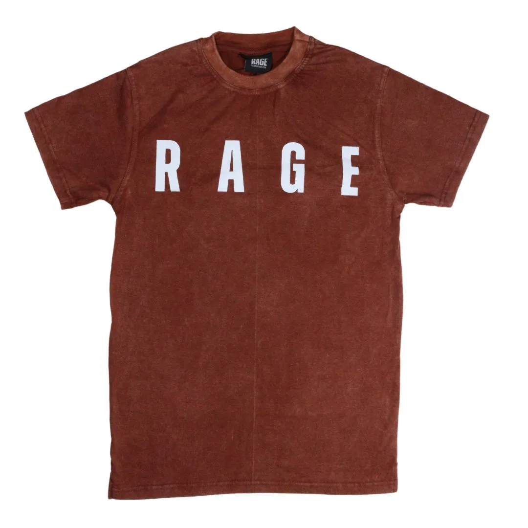 RAGE MODE T-SHIRT + RAGING T-SHIRT BLUE + RAGING T-SHIRT BROWN + RAGING T-SHIRT GREEN