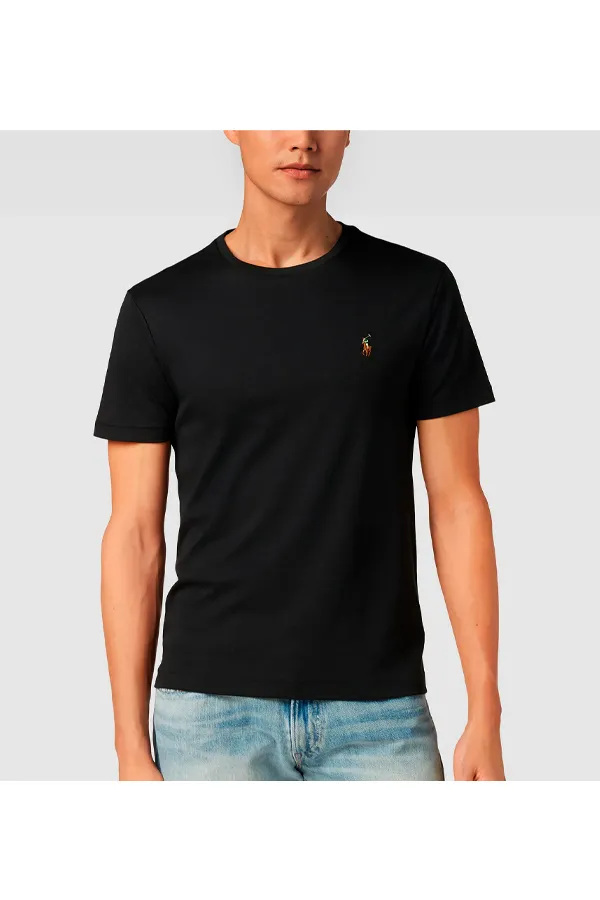 Ralph Lauren Soft-Touch Black T-Shirt