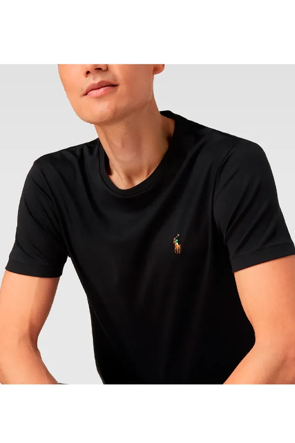 Ralph Lauren Soft-Touch Black T-Shirt