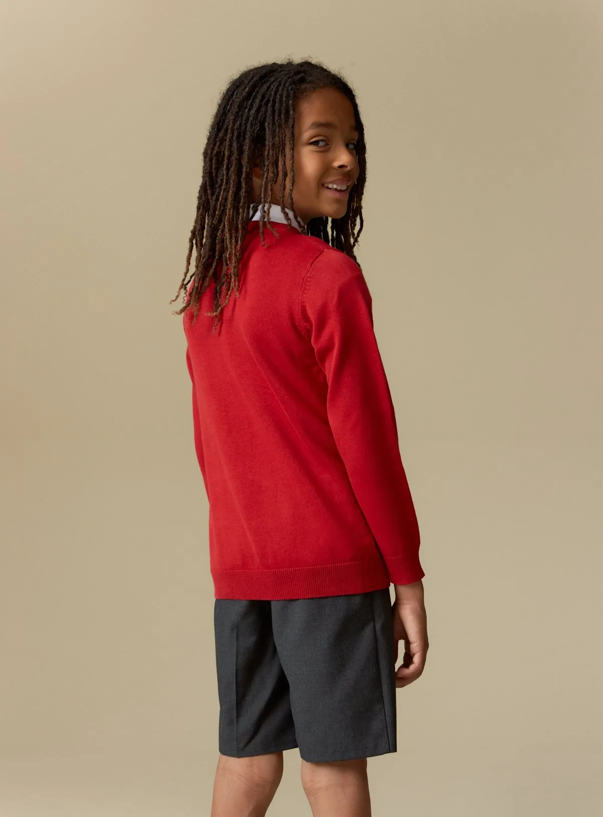 Red Unisex V-Neck Jumpers 2 Pack | Sizes for 11 years | School Jumpers and Sweatshirts | Tu - Shop Now