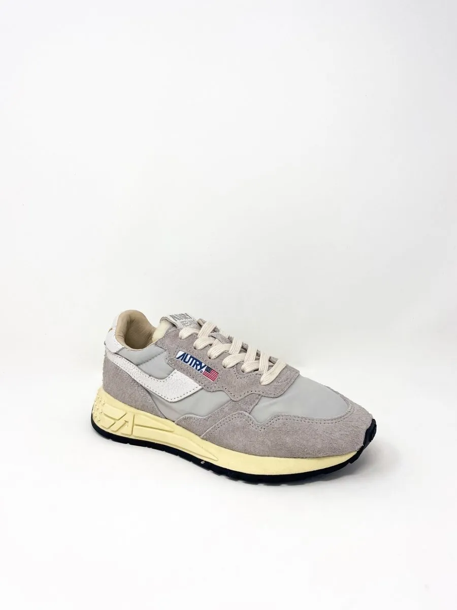 Reelwind Low Sneakers Nylon Suede in Grey/Vapor Blue