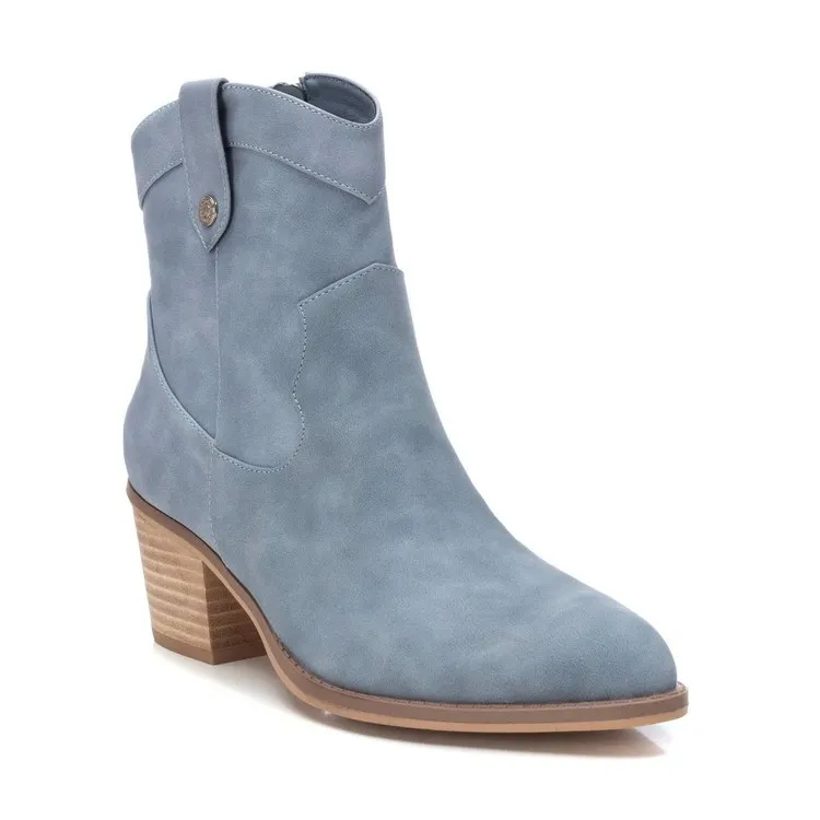 Refresh 171945 Women's Ankle Boots with Zip in Jeans