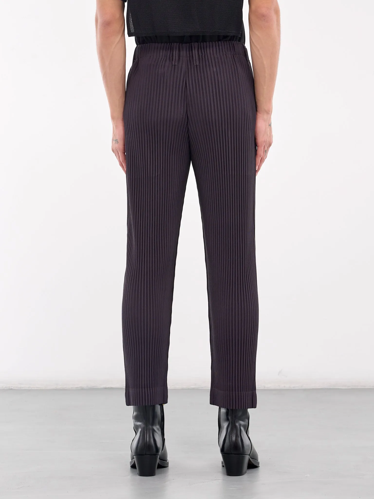 Ronan Bouroullec Pleated Trousers (HP48JF963-84-PLUM-VIOLET)