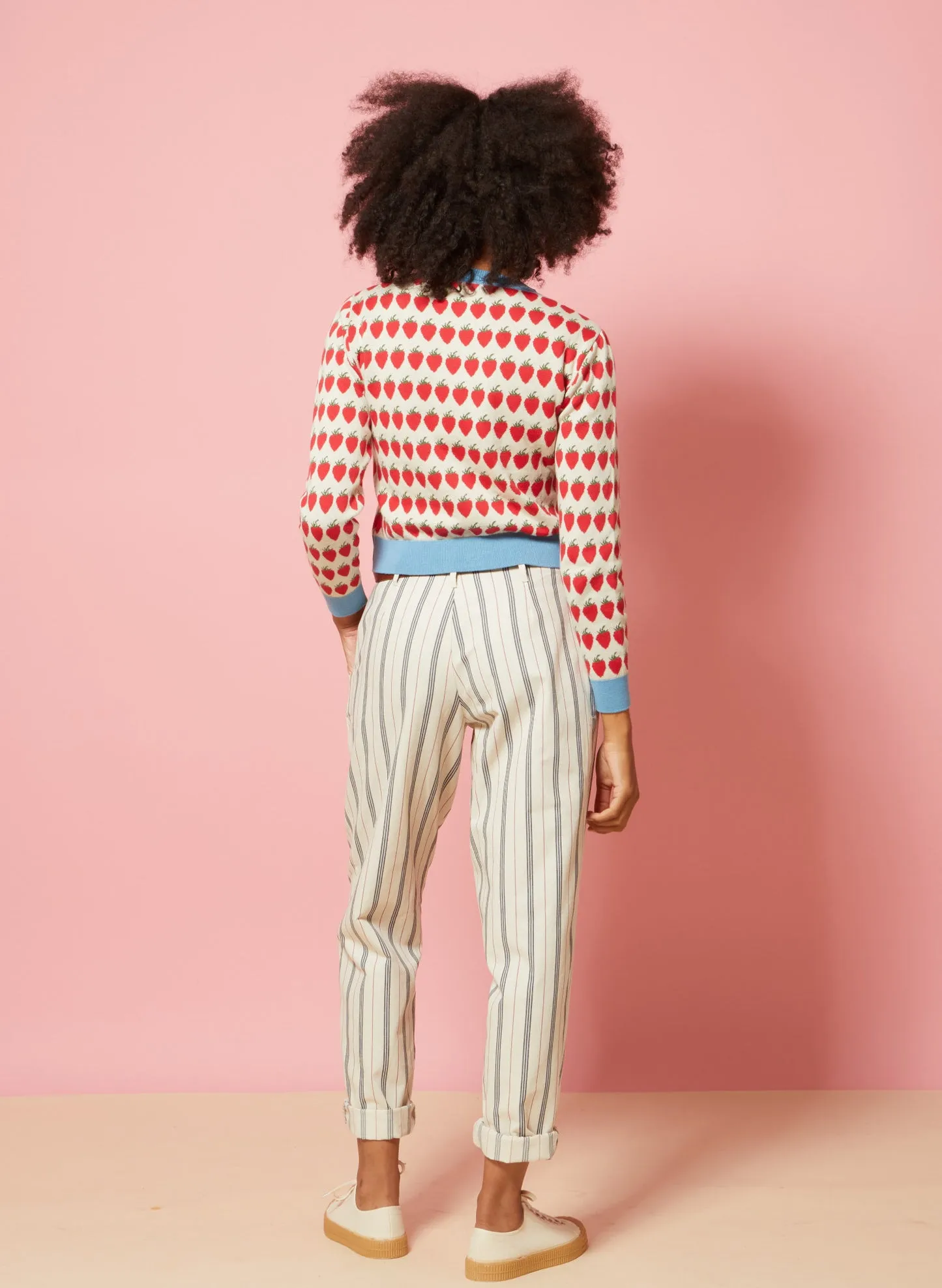 Sacs of Ashbourne   Palava Wilma- Stripe Trousers