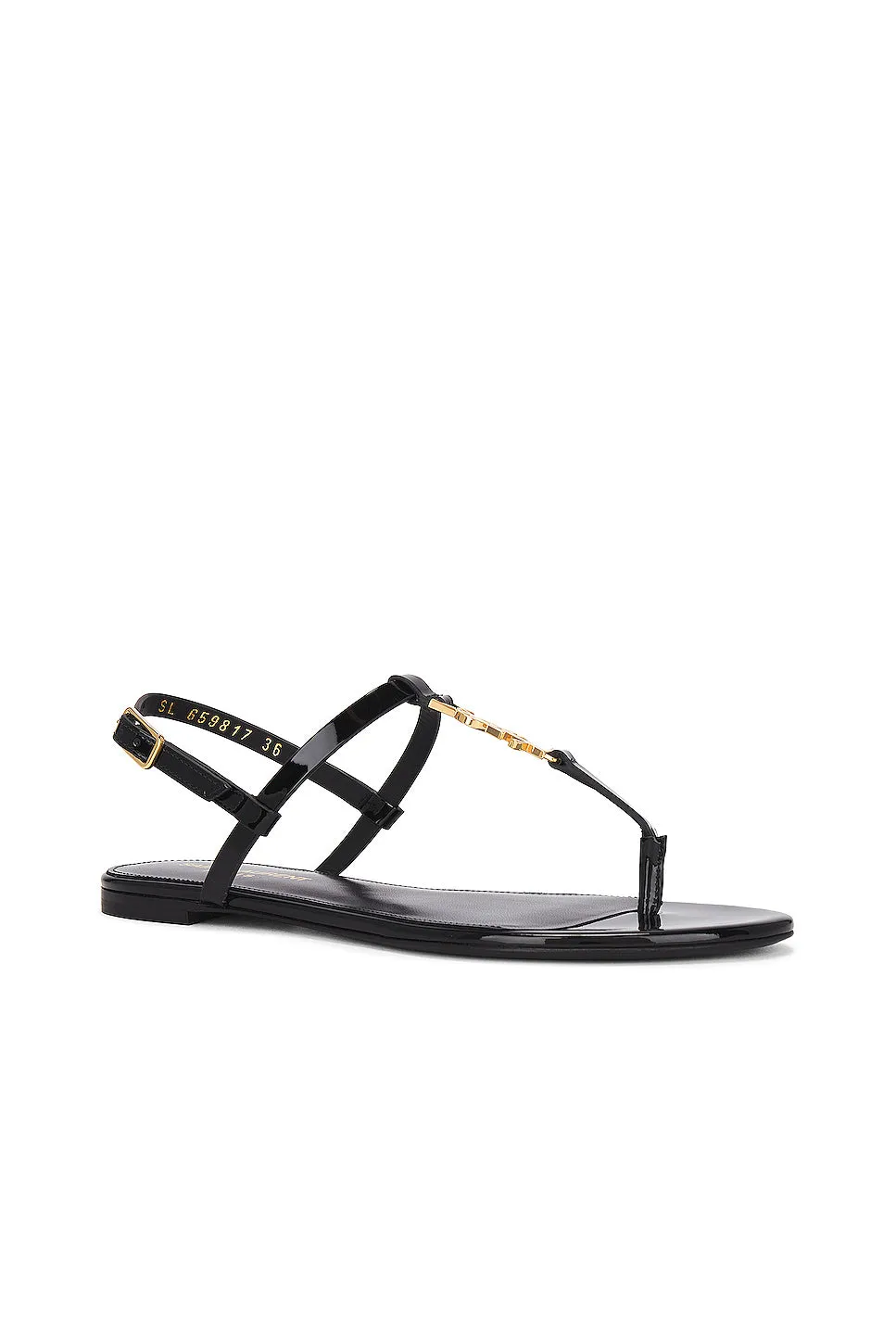 Saint Laurent Cassandra Flat Sandal