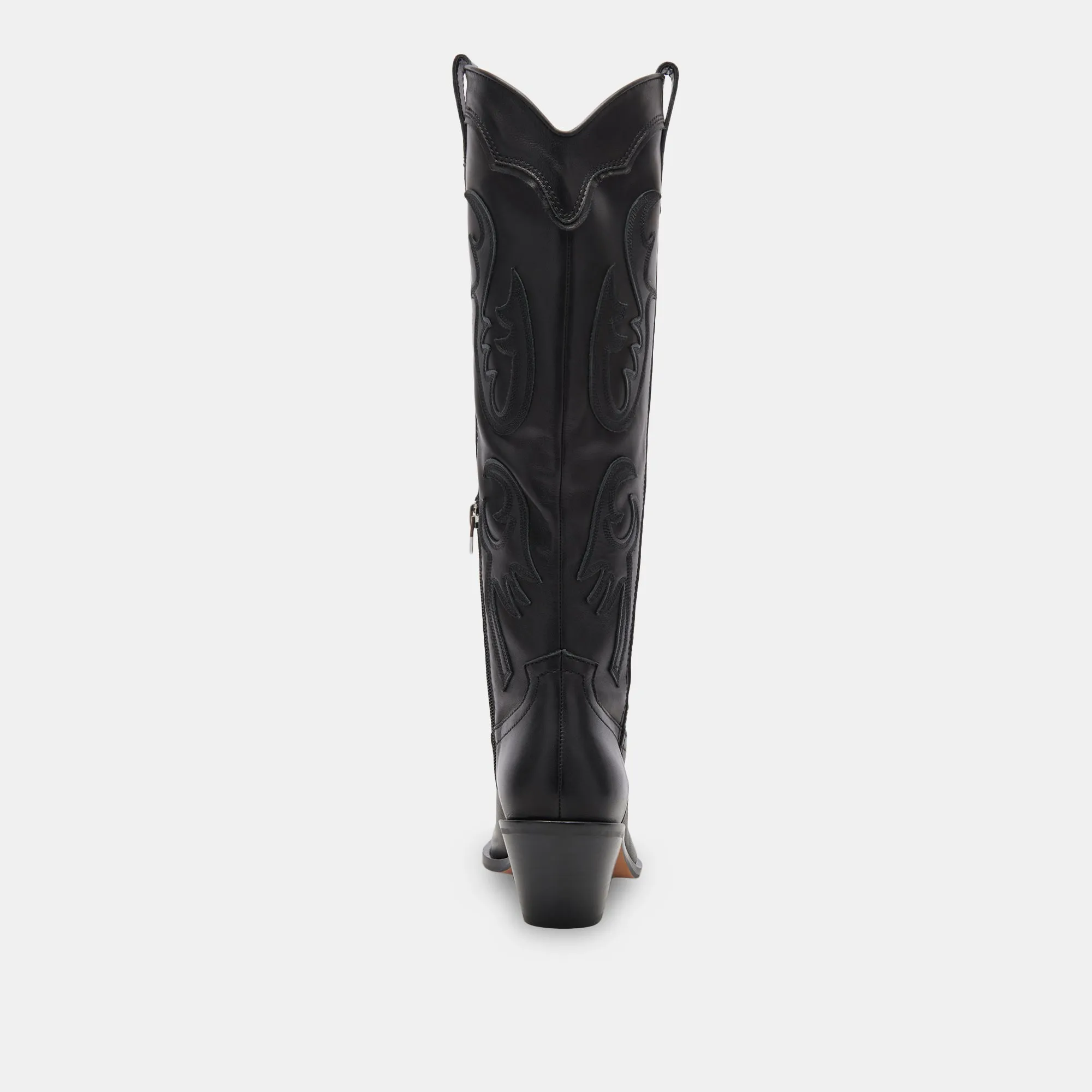 Black Leather Samsin Boots