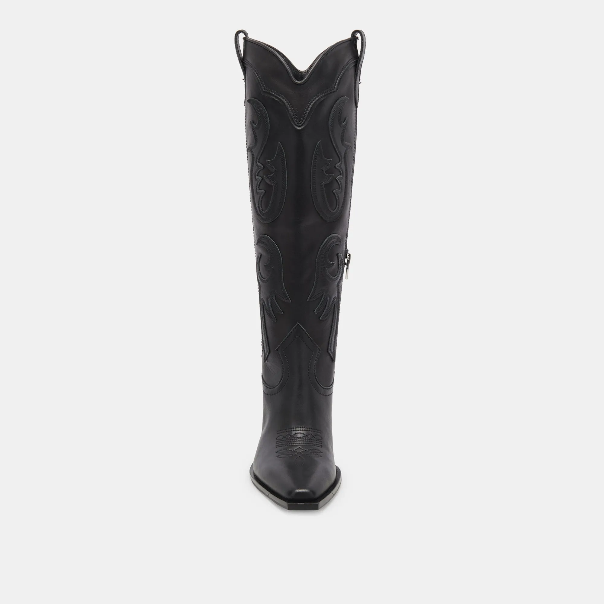 Black Leather Samsin Boots