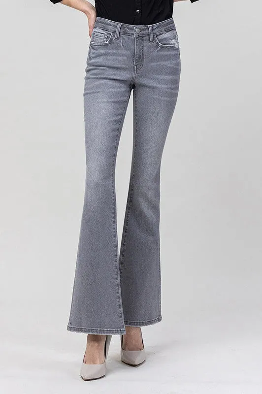 Sashi Stretch Mid Rise Flare Jeans