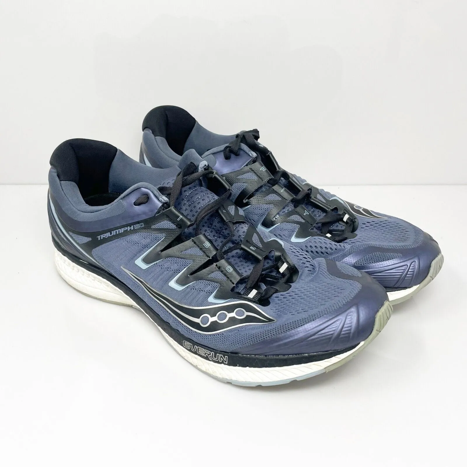 Saucony Mens Triumph ISO 4 S20413-1 Blue Running Shoes Sneakers Size 11.5