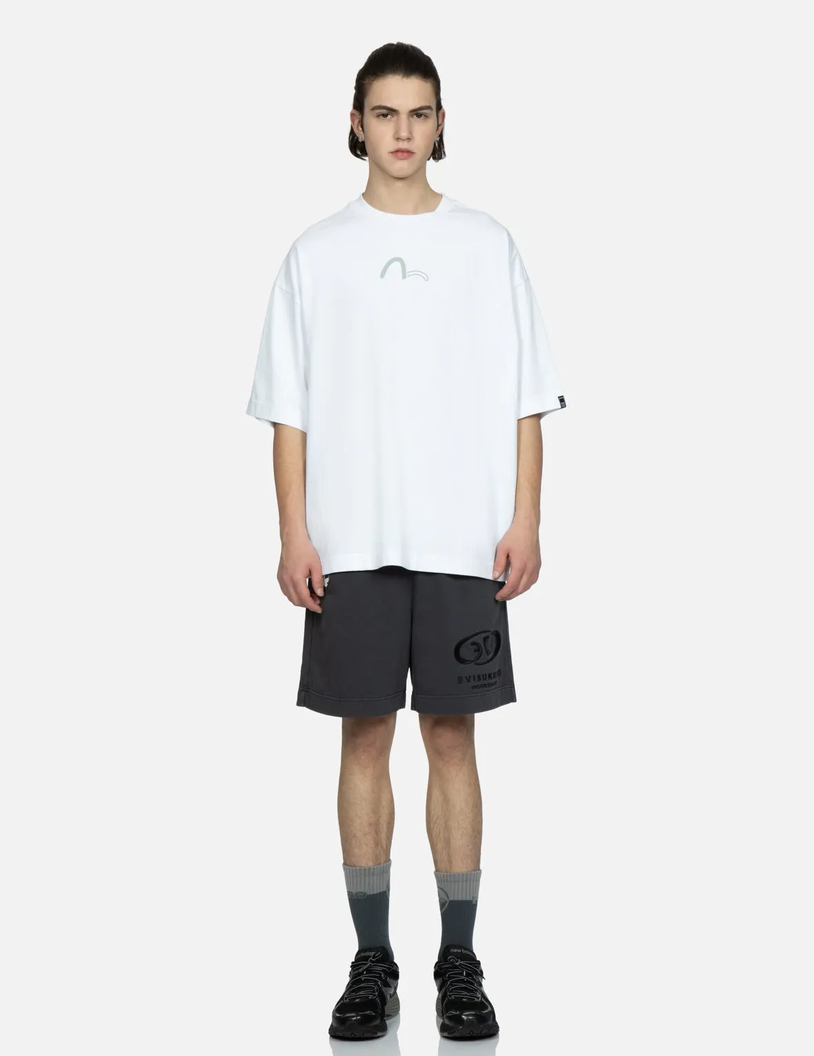 Seagull Print Oversize T-shirt