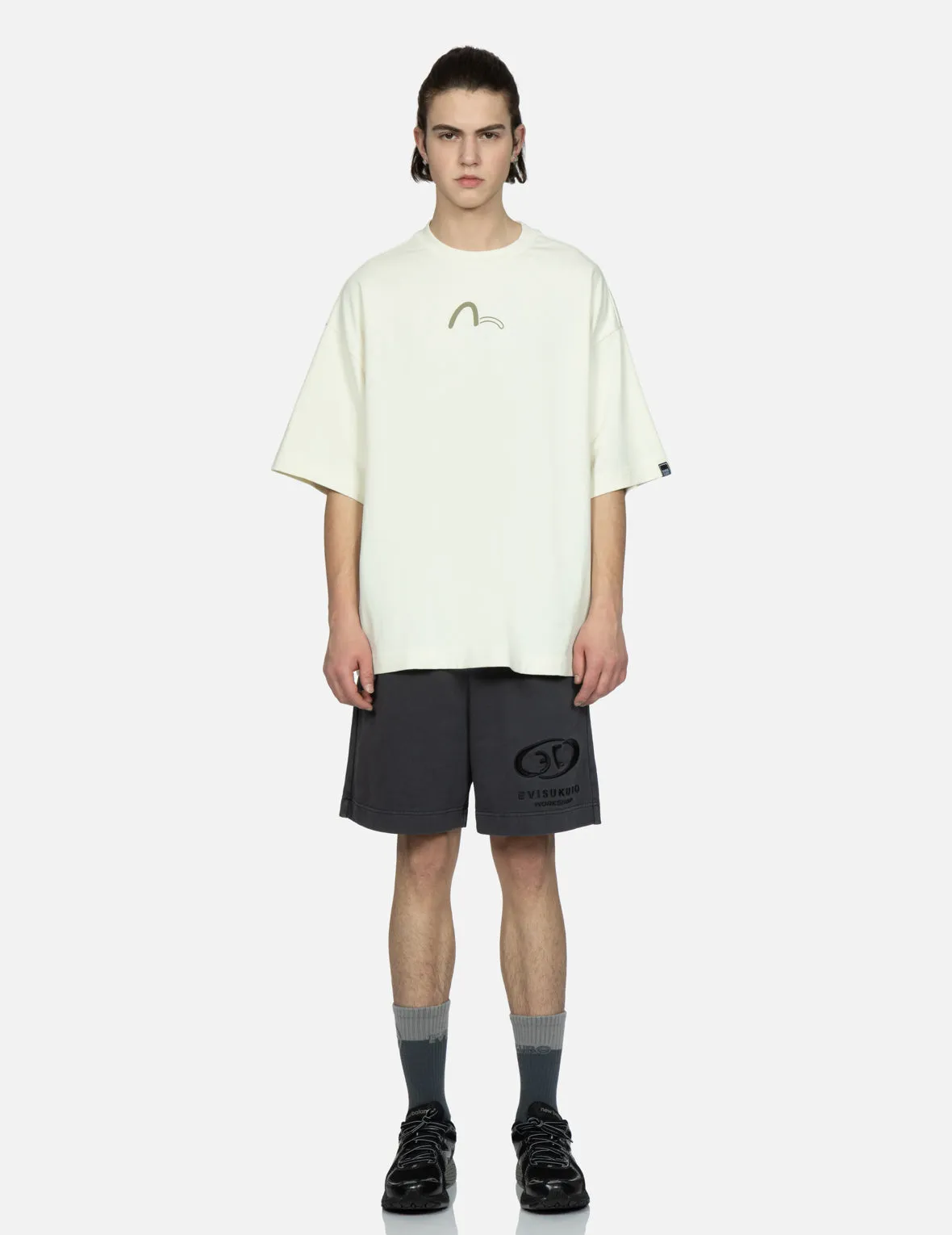 Seagull Print Oversize T-shirt