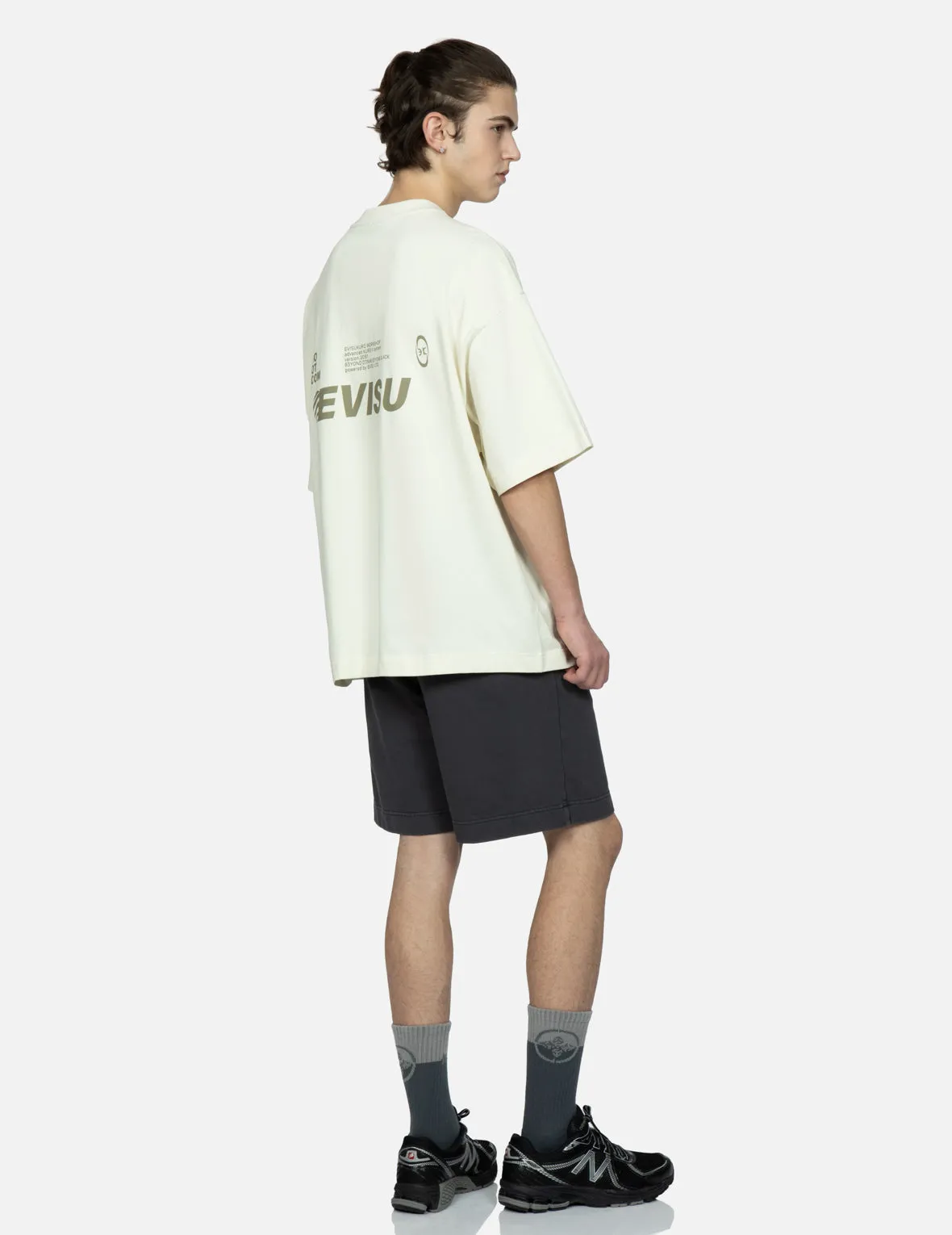 Seagull Print Oversize T-shirt