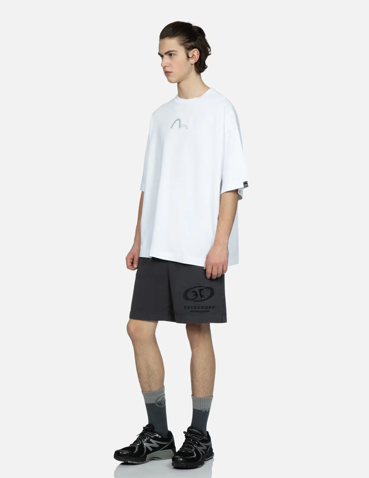 Seagull Print Oversize T-shirt