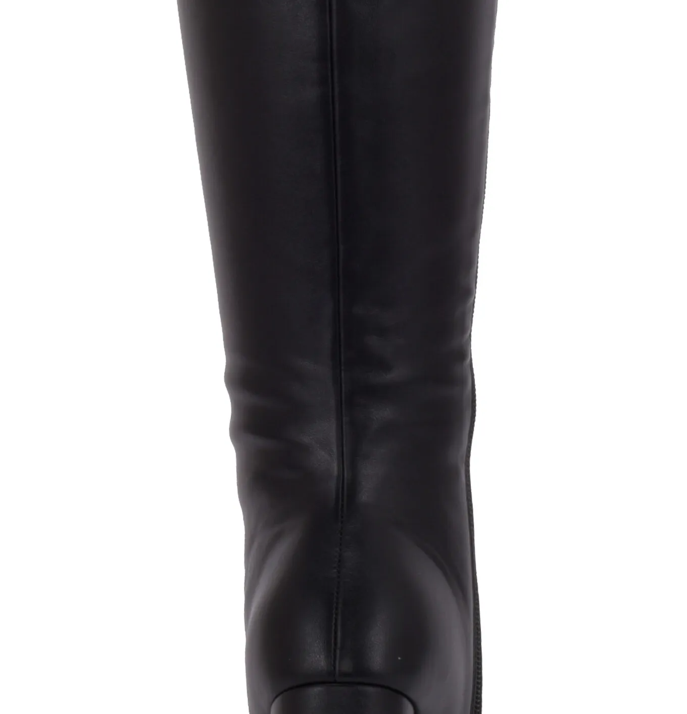 Severine platform chunky knee boots black