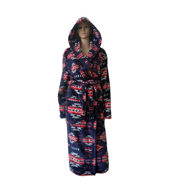 Silk Hooded House Robe with Touch technology.