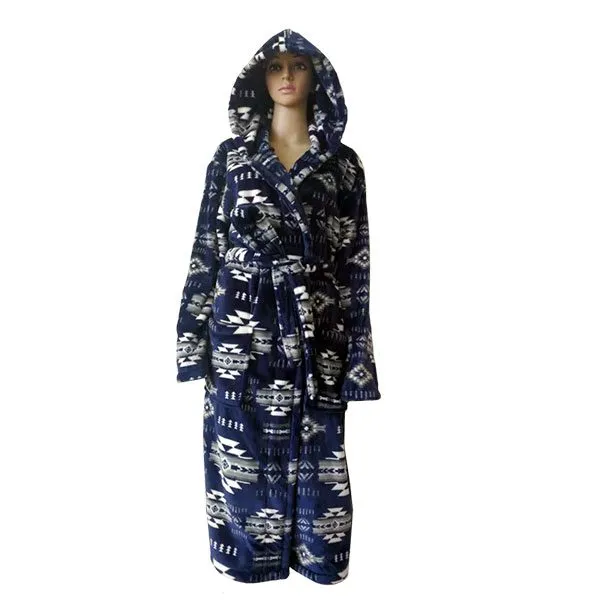 Silk Hooded House Robe with Touch technology.