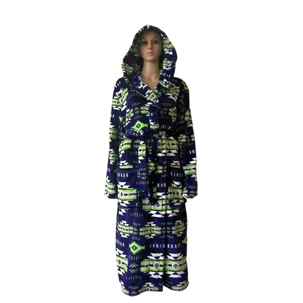 Silk Hooded House Robe with Touch technology.