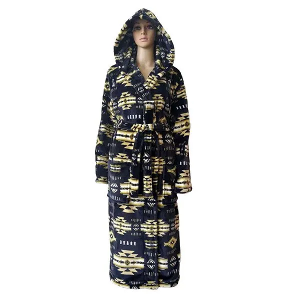 Silk Hooded House Robe with Touch technology.