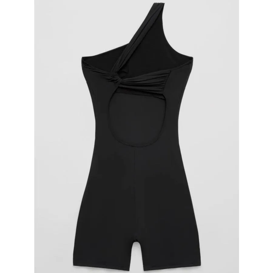 Single Shoulder Active Romper