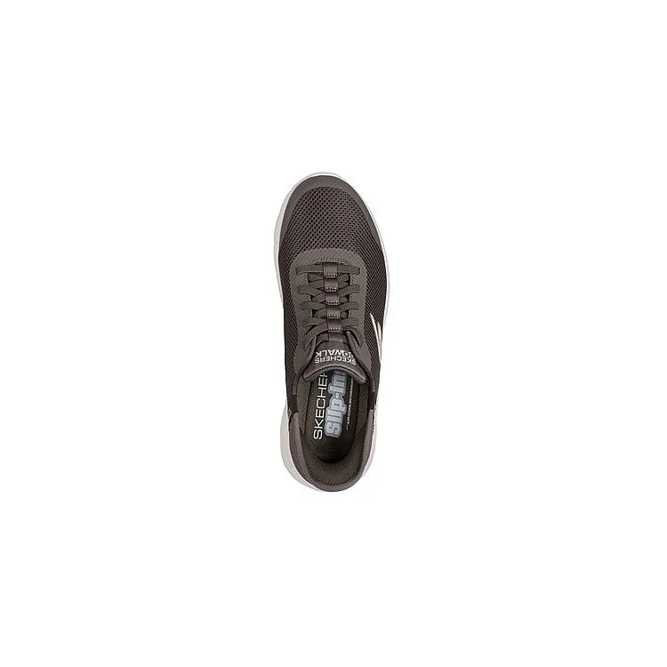 SKECHERS 216324 GO WALK FLEX - HANDS Brown Sneakers