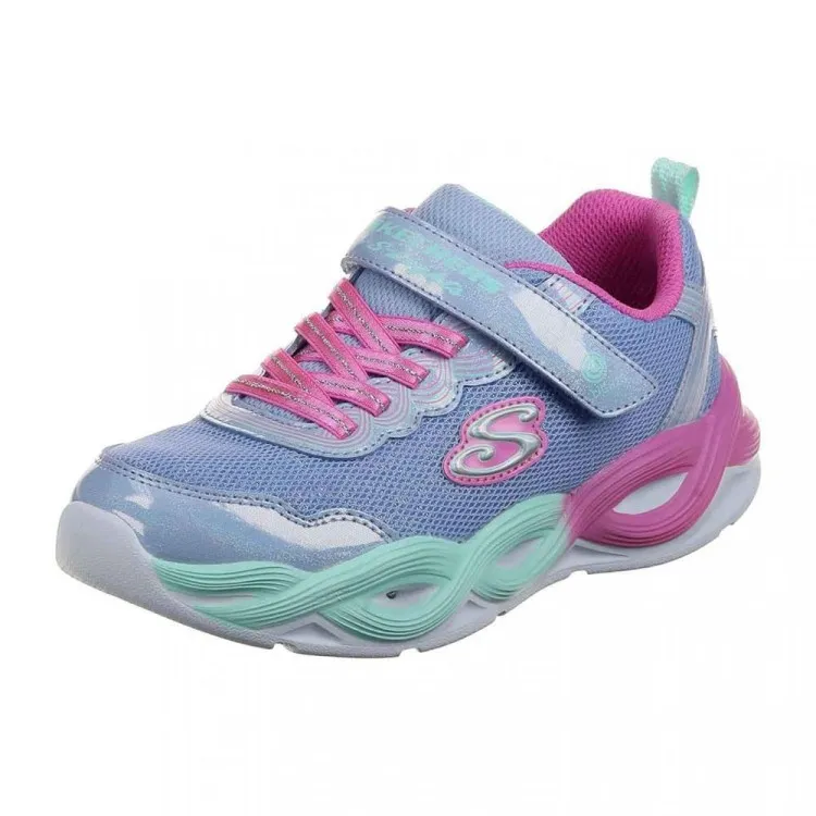 SKECHERS 303717L TWISTY GLOW Kids Sneakers PWMT