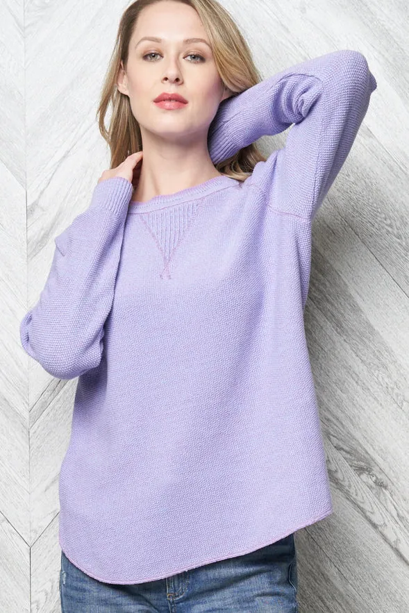 Skyler Sweatshirt in Light Plum