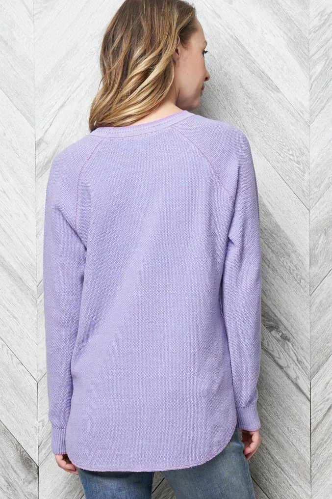 Skyler Sweatshirt in Light Plum