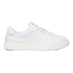 Men's White Leather Sneakers