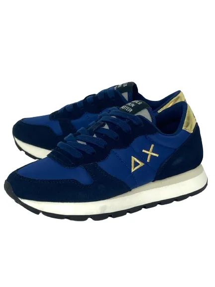 Dark Blue Women's Sneakers Z42202 Ally Gold