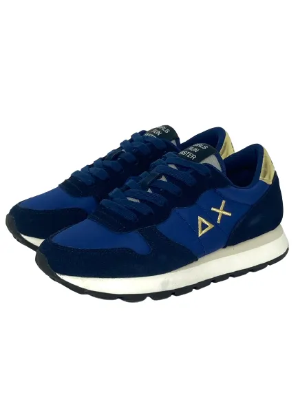 Dark Blue Women's Sneakers Z42202 Ally Gold