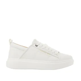 Eco-Wembley White Vegan Leather Sneakers