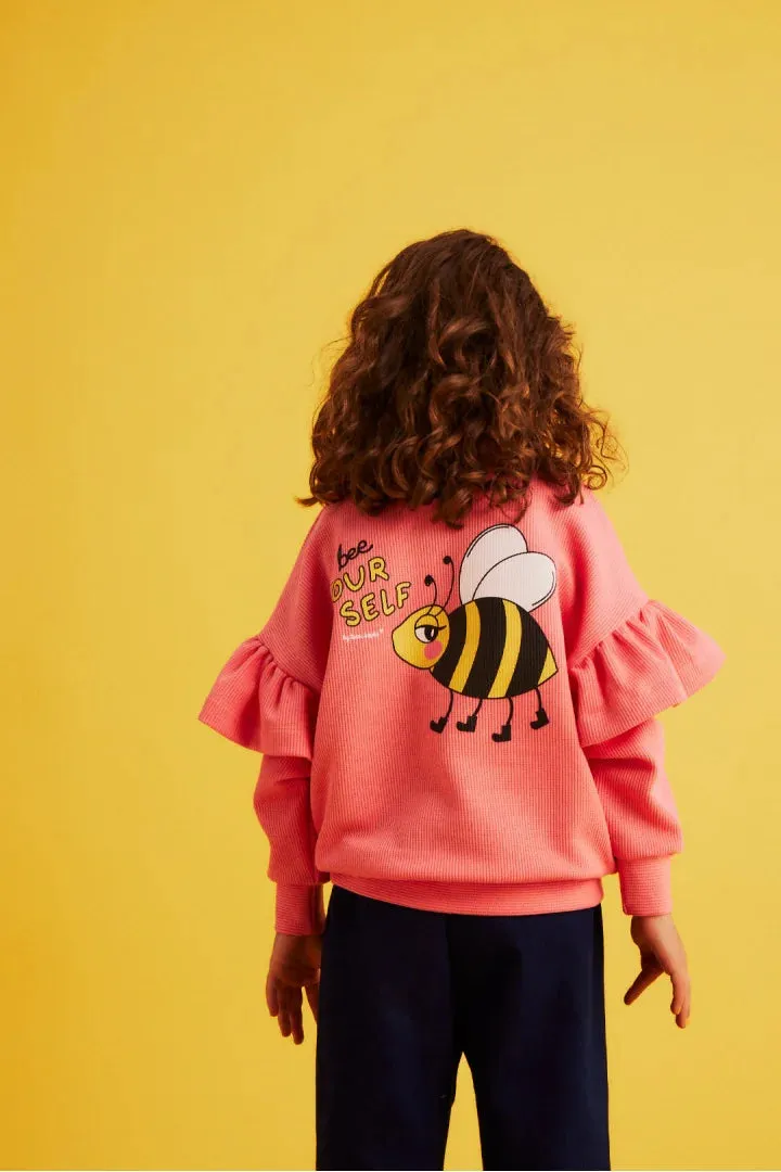 Sophie Bee Frill Sweatshirt - Shop Now