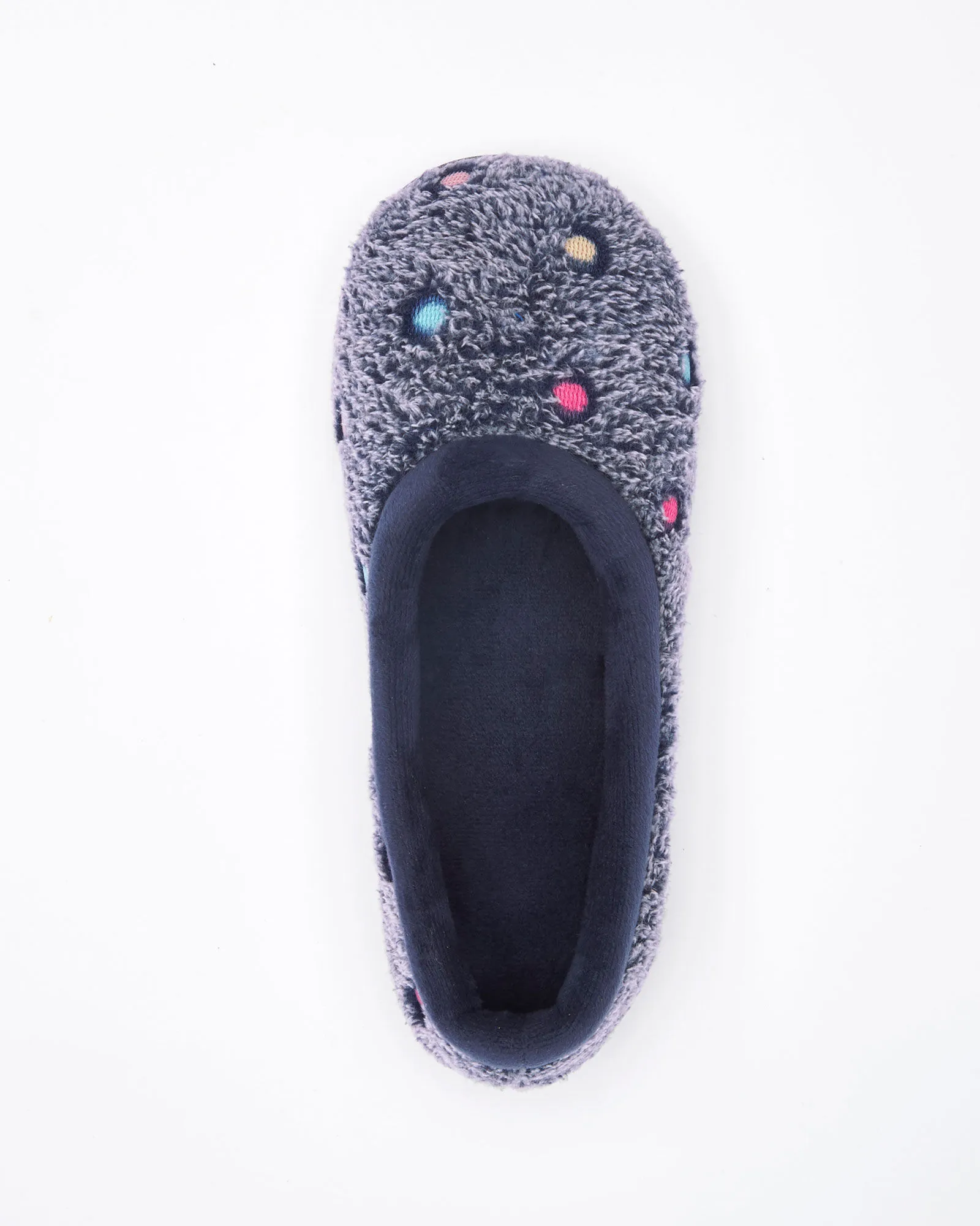 Patterned Scuff Slippers