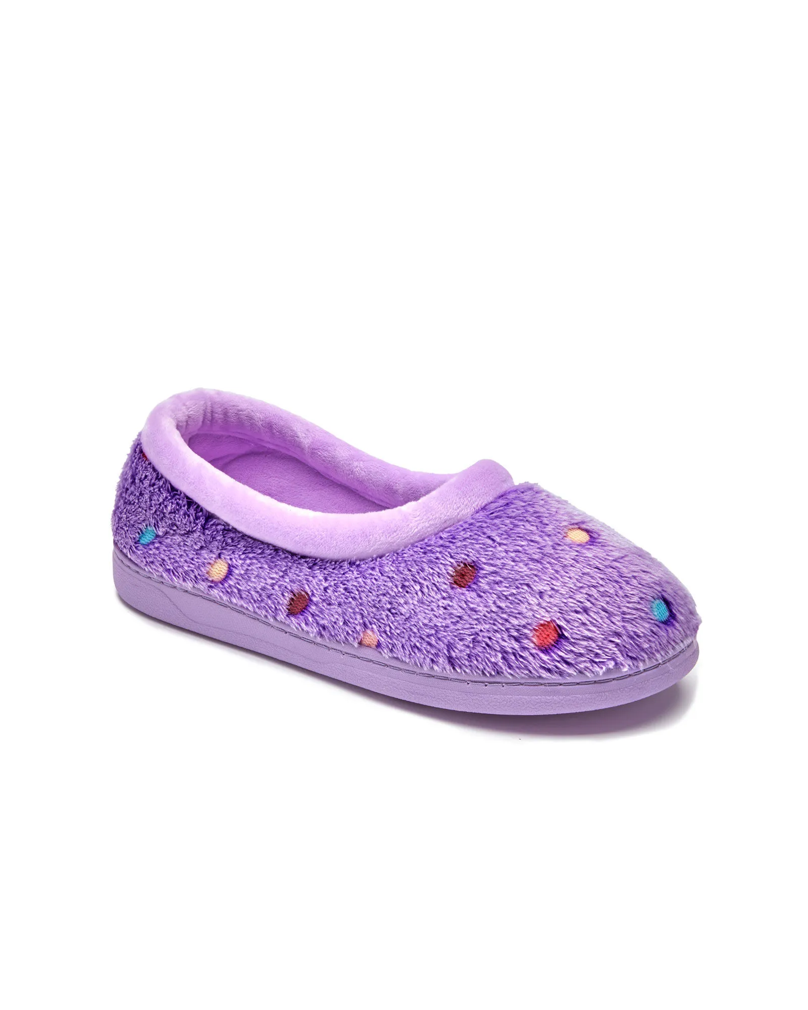 Patterned Scuff Slippers