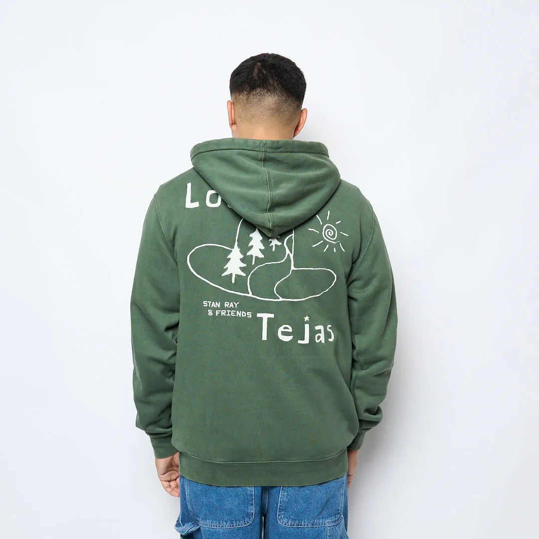 Stan Ray - Los Tejas hood (Washed Olive)