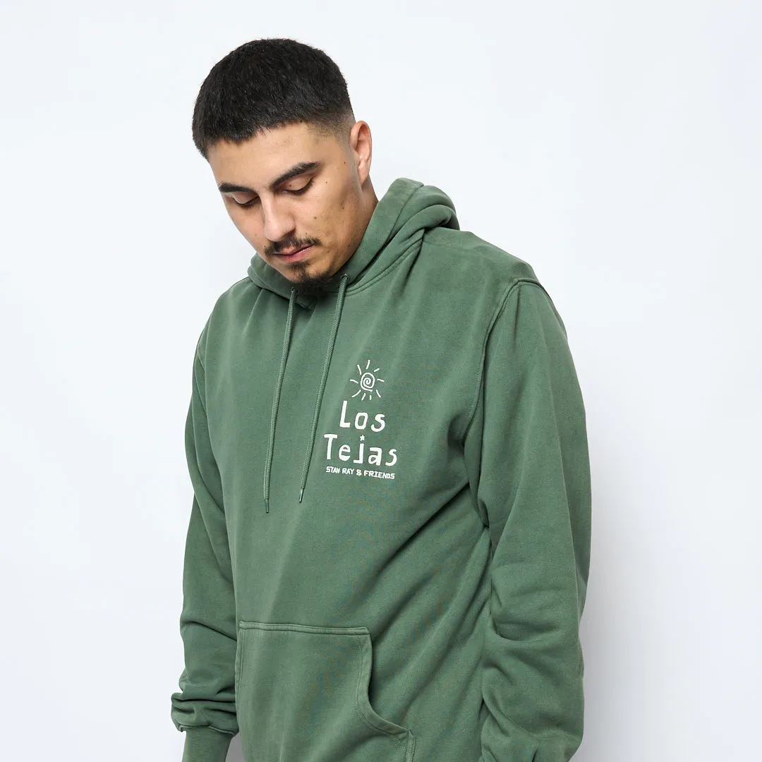 Stan Ray - Los Tejas hood (Washed Olive)