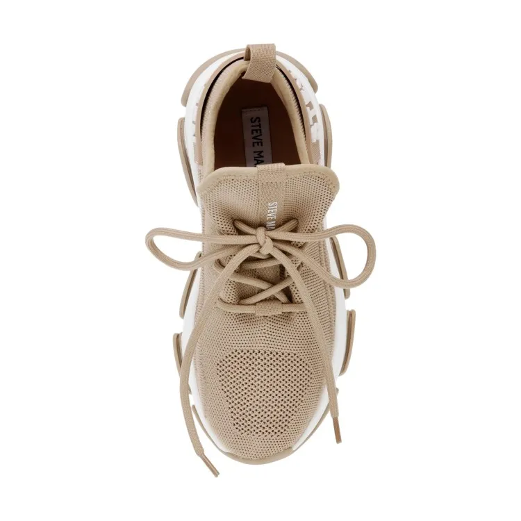 Steve Madden PROTEGE Women's Sand Lace-Up Sneakers