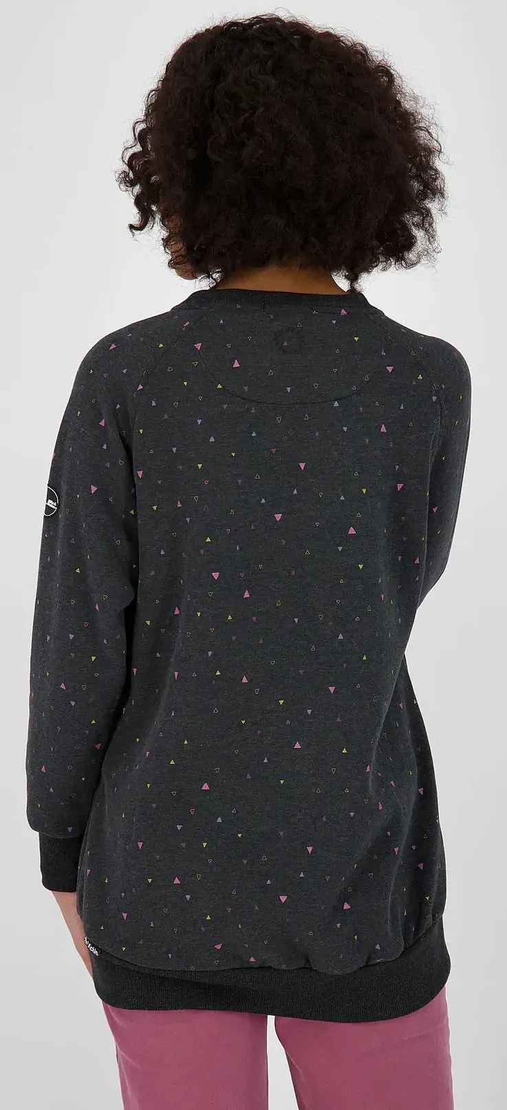 sweatshirt ALIFE AND KICKIN Helen B - Moonless Melange - women´s