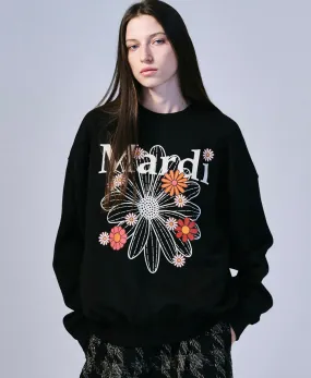 Black Cream SWEATSHIRT BLOSSOM