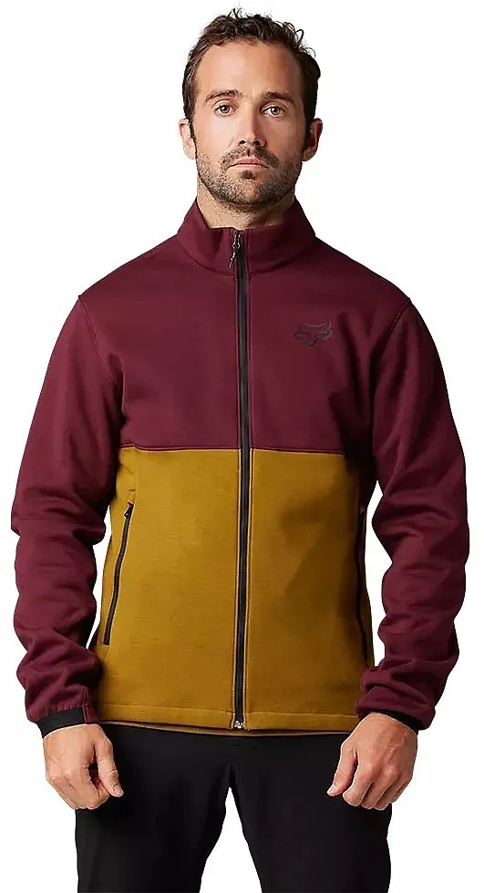 sweatshirt Fox Ranger Fire Crew Zip - Dark Maroon - men´s