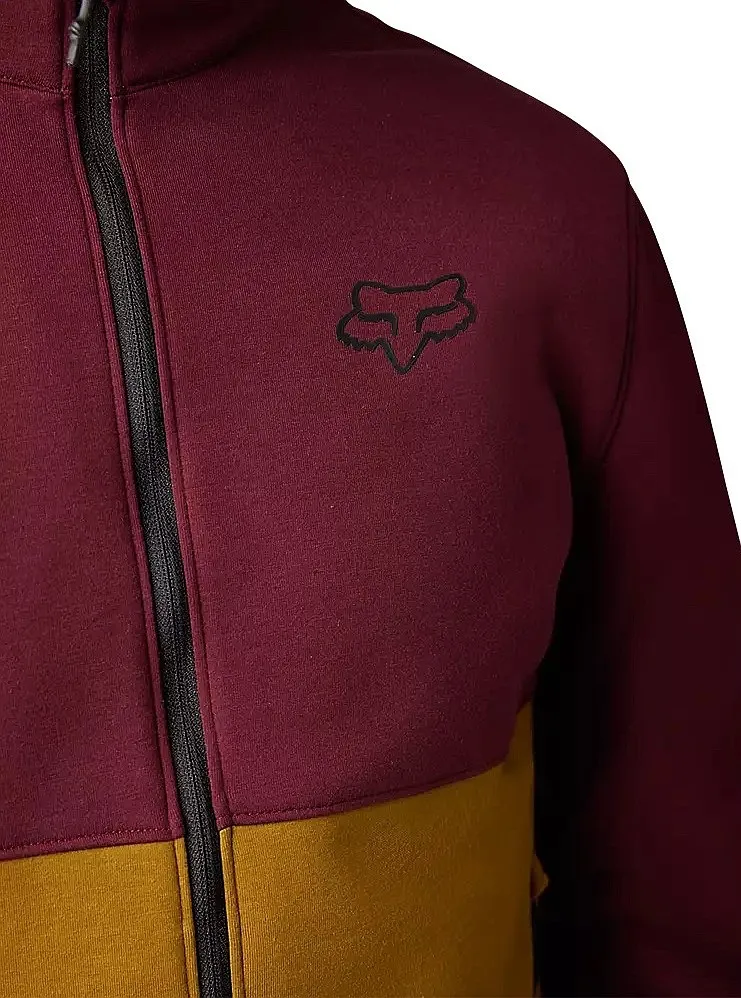 sweatshirt Fox Ranger Fire Crew Zip - Dark Maroon - men´s