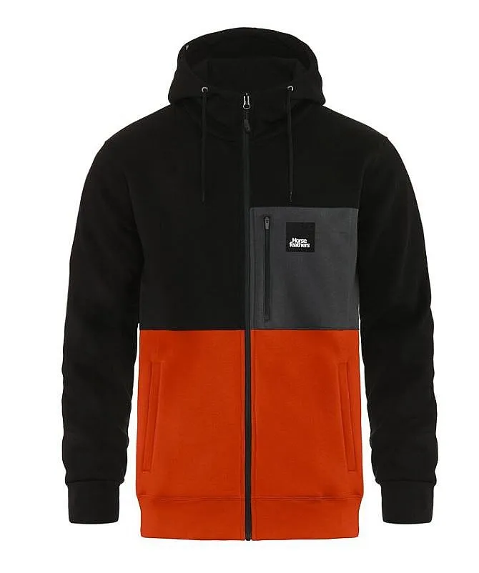 sweatshirt Horsefeathers Vick Zip - Orange Rust - men´s