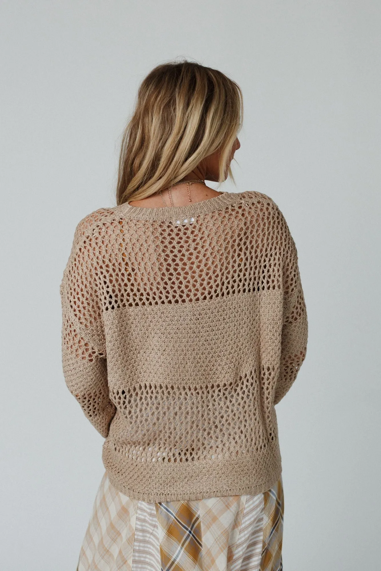 Taupe Knit Top